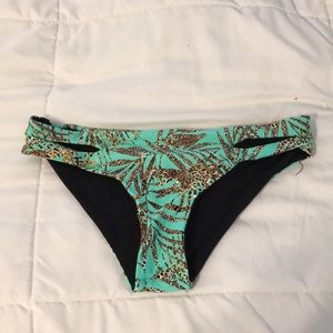 Lspace S bikini bottoms palm print